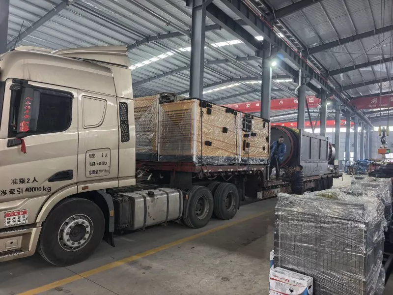 Mesin Tambang Jinqi Mengirimkan Sejumlah Peralatan Pemisah dan Pendukung Drum ke Rusia